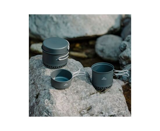 Набор туристической посуды Naturehike CNK2300CJ0002 1,2 л алюміній (6976023929595), изображение 6 Набор туристической посуды Naturehike CNK2300CJ0002 1,2 л алюміній (6976023929595), изображение 6