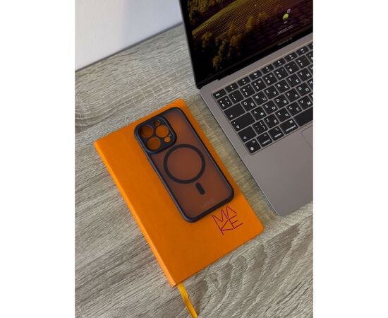 Чохол до мобільного телефона MAKE Apple iPhone 15 Pro Max Frame Magnet Black (MCFM-AI15PMBK), зображення 3 Чохол до мобільного телефона MAKE Apple iPhone 15 Pro Max Frame Magnet Black (MCFM-AI15PMBK), зображення 3