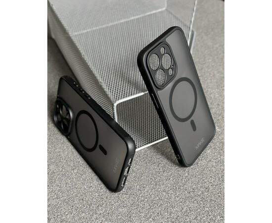 Чохол до мобільного телефона MAKE Apple iPhone 15 Pro Max Frame Magnet Black (MCFM-AI15PMBK), зображення 4 Чохол до мобільного телефона MAKE Apple iPhone 15 Pro Max Frame Magnet Black (MCFM-AI15PMBK), зображення 4
