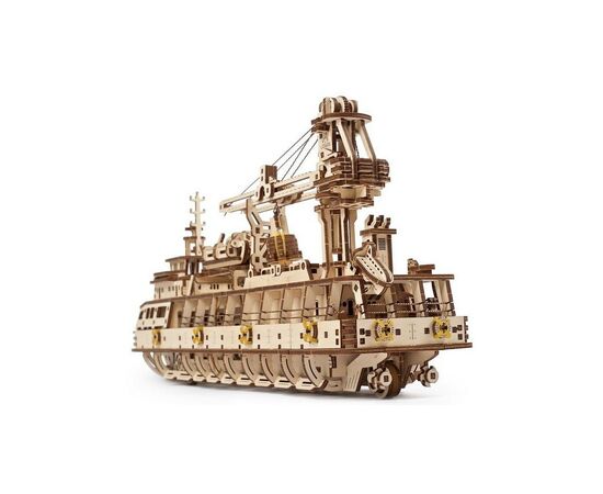 Конструктор Ugears Научно-исследовательское судно (70135), изображение 7 Конструктор Ugears Научно-исследовательское судно (70135), изображение 7