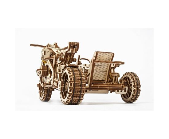 Конструктор Ugears Scrambler UGR-10 с мотоколяской (70137), изображение 3 Конструктор Ugears Scrambler UGR-10 с мотоколяской (70137), изображение 3