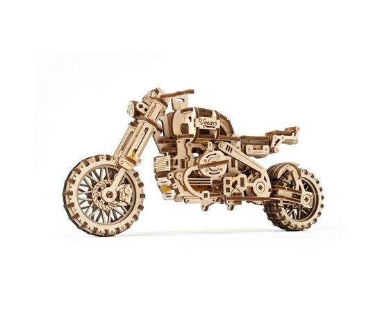 Конструктор Ugears Scrambler UGR-10 с мотоколяской (70137), изображение 4 Конструктор Ugears Scrambler UGR-10 с мотоколяской (70137), изображение 4