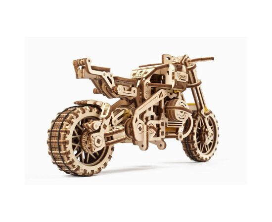Конструктор Ugears Scrambler UGR-10 с мотоколяской (70137), изображение 6 Конструктор Ugears Scrambler UGR-10 с мотоколяской (70137), изображение 6