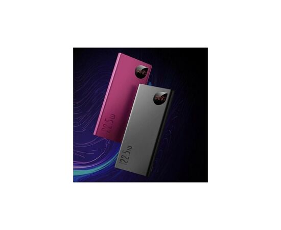 Батарея универсальная Baseus Adaman Metal Digital Display Quick Charge 20000mAh 22.5W (PPAD070101), изображение 8 Батарея универсальная Baseus Adaman Metal Digital Display Quick Charge 20000mAh 22.5W (PPAD070101), изображение 8