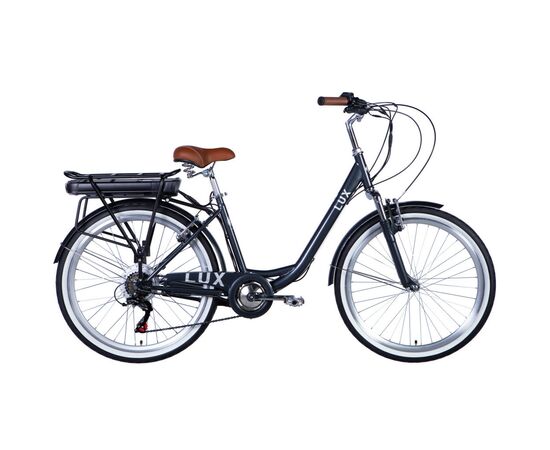 Электровелосипед Dorozhnik eLUX AM 26" 17" 36B 12.5А*г St 2024 Темно-сiрий (ELB-D-26-171)