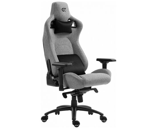 Кресло игровое GT Racer X-8004 Gray (X-8004 Fabric Gray), изображение 2 Кресло игровое GT Racer X-8004 Gray (X-8004 Fabric Gray), изображение 2