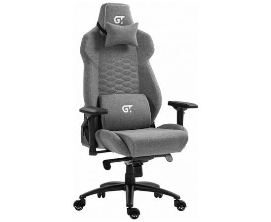 Кресло игровое GT Racer X-8702 Gray (X-8702 Fabric Gray), изображение 2 Кресло игровое GT Racer X-8702 Gray (X-8702 Fabric Gray), изображение 2