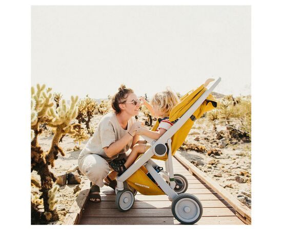 Коляска Greentom Classic Sunflower-White (8719323770843), зображення 5 Коляска Greentom Classic Sunflower-White (8719323770843), зображення 5