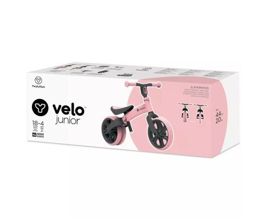 Беговел Yvolution Yvelo Yvelo Junior розовый (YT16P2), изображение 8 Беговел Yvolution Yvelo Yvelo Junior розовый (YT16P2), изображение 8