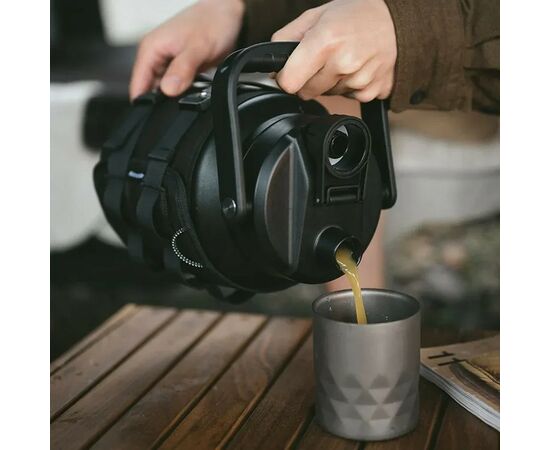 Термос Naturehike NH22SJ001 304 сталь 3.8 л чорний (6927595706985), изображение 3 Термос Naturehike NH22SJ001 304 сталь 3.8 л чорний (6927595706985), изображение 3