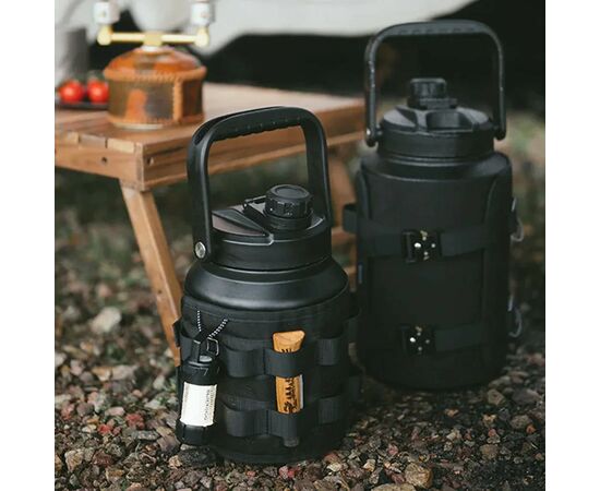 Термос Naturehike NH22SJ001 304 сталь 3.8 л чорний (6927595706985), изображение 4 Термос Naturehike NH22SJ001 304 сталь 3.8 л чорний (6927595706985), изображение 4