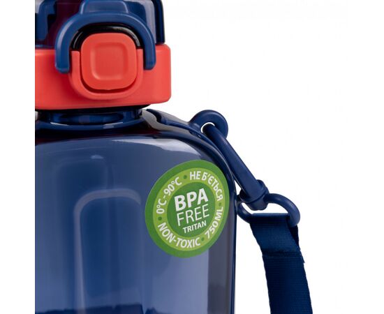 Поильник-непроливайка Yes Fusion 750 мл, голубая (708197), изображение 4