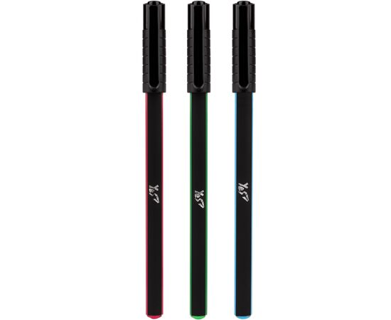 Ручка шариковая Yes Triangular Black 0,7 мм синяя (412102), изображение 2 Ручка шариковая Yes Triangular Black 0,7 мм синяя (412102), изображение 2