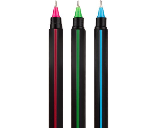 Ручка шариковая Yes Triangular Black 0,7 мм синяя (412102), изображение 4 Ручка шариковая Yes Triangular Black 0,7 мм синяя (412102), изображение 4