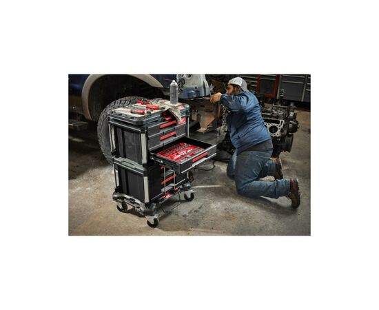 Тележка для инструмента Milwaukee набір Packout (4932492892), изображение 2 Тележка для инструмента Milwaukee набір Packout (4932492892), изображение 2