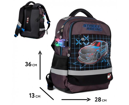 Рюкзак школьный Yes Street Racing S-52 Ergo (559569)