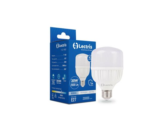 Лампочка Lectris T115 30W 6500K 220V E27 (1-LC-1602)