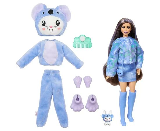 Кукла Barbie Cutie Reveal Великолепное комбо Кролик в костюме коалы (HRK26), изображение 2 Кукла Barbie Cutie Reveal Великолепное комбо Кролик в костюме коалы (HRK26), изображение 2
