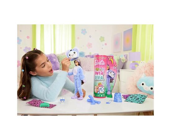 Кукла Barbie Cutie Reveal Великолепное комбо Кролик в костюме коалы (HRK26), изображение 6 Кукла Barbie Cutie Reveal Великолепное комбо Кролик в костюме коалы (HRK26), изображение 6