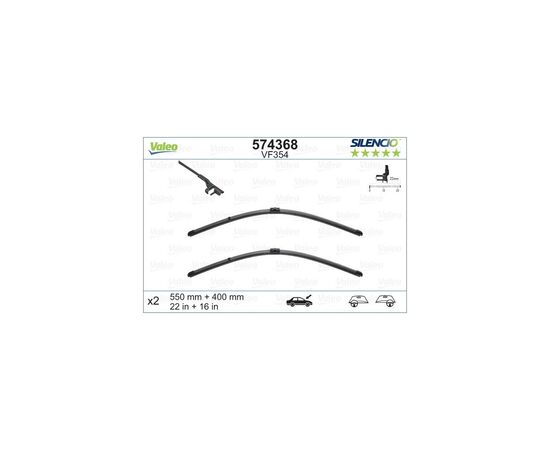 Щетка стеклоочистителя Valeo 574368
