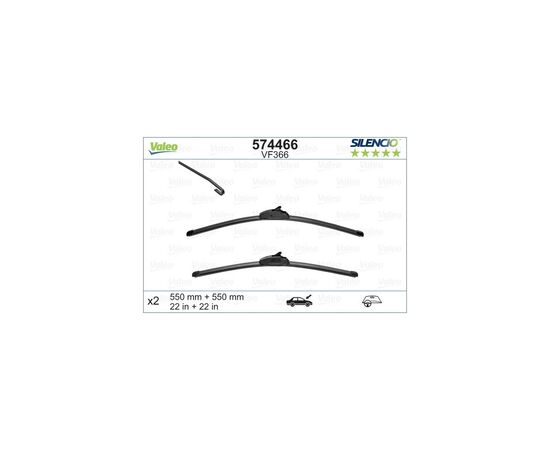 Щетка стеклоочистителя Valeo 574466