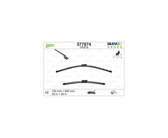 Щетка стеклоочистителя Valeo 577874