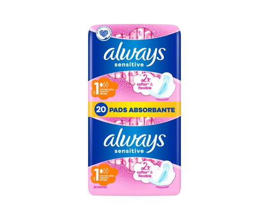 Гигиенические прокладки Always Ultra Sensitive Normal размер 1 20 шт. (4015400213932), изображение 2