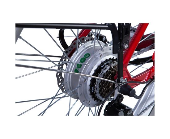 Электровелосипед Dorozhnik eLUX AM 26" 17" 36B 12.5А*г St 2024 Червоний (ELB-D-26-169), изображение 6 Электровелосипед Dorozhnik eLUX AM 26" 17" 36B 12.5А*г St 2024 Червоний (ELB-D-26-169), изображение 6