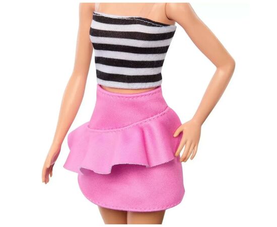 Кукла Barbie Fashionistas в розовой юбке с рюшами (HRH11), изображение 4 Кукла Barbie Fashionistas в розовой юбке с рюшами (HRH11), изображение 4