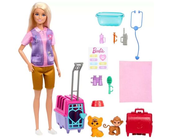 Кукла Barbie Зоозащитница (HRG50), изображение 5 Кукла Barbie Зоозащитница (HRG50), изображение 5