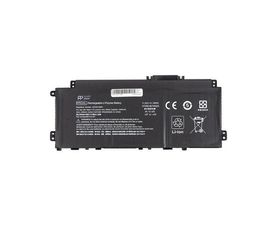 Акумулятор до ноутбука HP Pavilion x360 14-DV Series (PP03XL) 11.55V 3400mAh PowerPlant (NB462230)