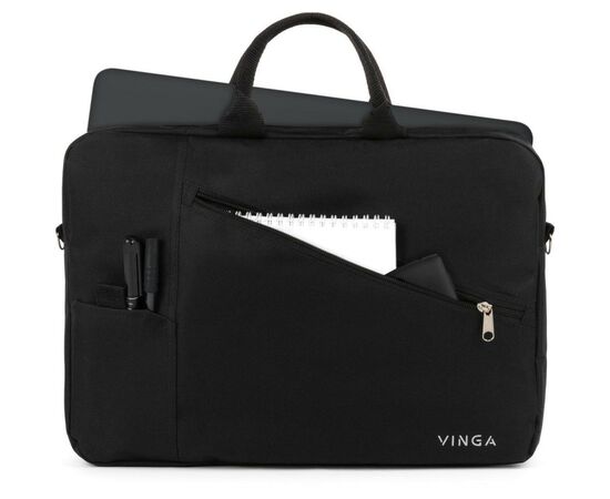 Сумка для ноутбука Vinga 17" NB320BK black (NB320BK), изображение 2 Сумка для ноутбука Vinga 17" NB320BK black (NB320BK), изображение 2