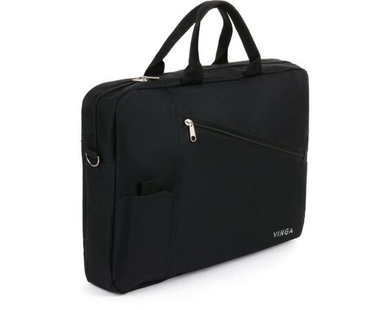 Сумка для ноутбука Vinga 17" NB320BK black (NB320BK), изображение 8 Сумка для ноутбука Vinga 17" NB320BK black (NB320BK), изображение 8
