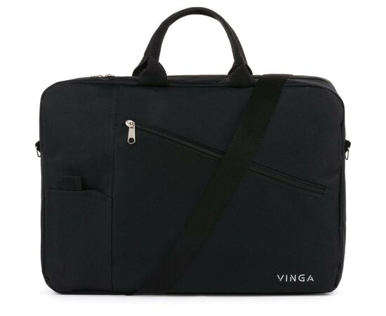 Сумка для ноутбука Vinga 17" NB320BK black (NB320BK), изображение 9 Сумка для ноутбука Vinga 17" NB320BK black (NB320BK), изображение 9