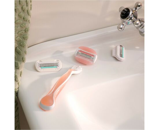 Бритва Gillette Venus Comfortglide Spa Breeze с 4 сменными картриджами (7702018469727), изображение 7 Бритва Gillette Venus Comfortglide Spa Breeze с 4 сменными картриджами (7702018469727), изображение 7