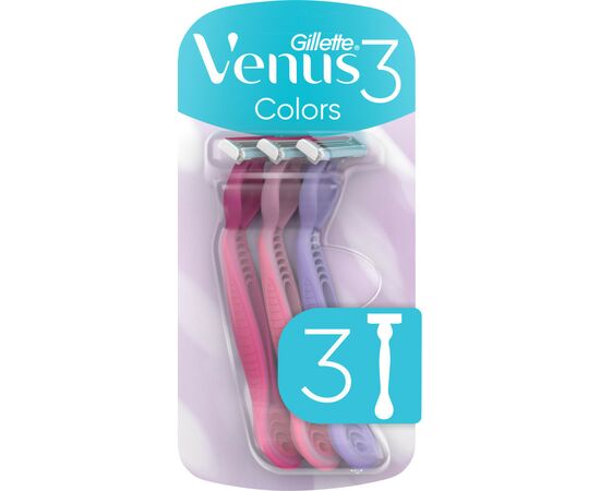 Бритва Gillette Venus 3 Colors 3 шт. (7702018018116)