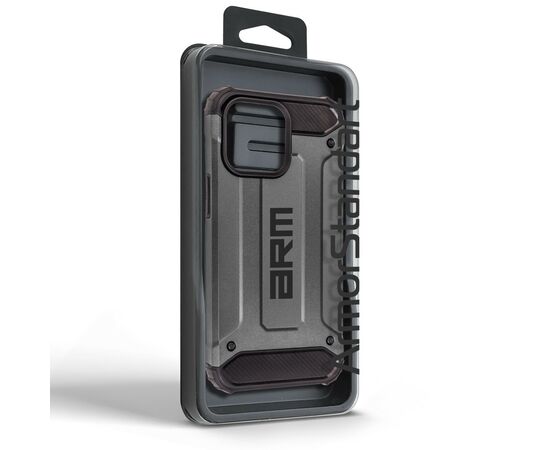 Чохол до мобільного телефона Armorstandart Panzer Apple iPhone 15 Pro Max Grey (ARM75646), зображення 7 Чохол до мобільного телефона Armorstandart Panzer Apple iPhone 15 Pro Max Grey (ARM75646), зображення 7