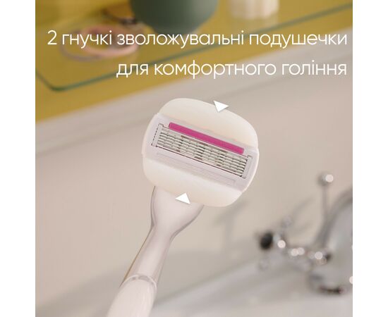 Бритва Gillette Venus Comfortglide Sugarberry Plus Olay с 1 сменным картриджем (8700216130516), изображение 3 Бритва Gillette Venus Comfortglide Sugarberry Plus Olay с 1 сменным картриджем (8700216130516), изображение 3