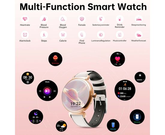 Смарт-часы OUKITEL BT30 Gold, изображение 8 Смарт-часы OUKITEL BT30 Gold, изображение 8