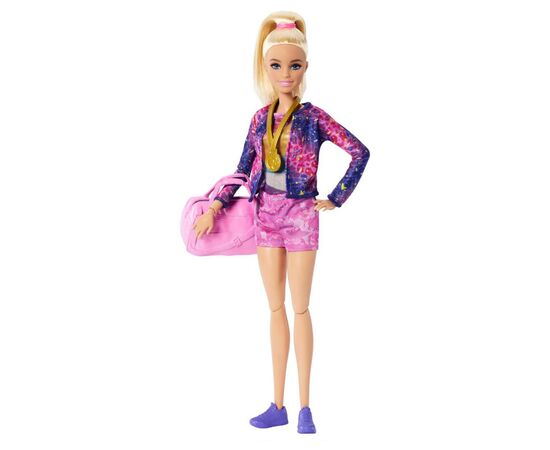 Кукла Barbie You can be Тренировка по гимнастике (HRG52), изображение 5 Кукла Barbie You can be Тренировка по гимнастике (HRG52), изображение 5