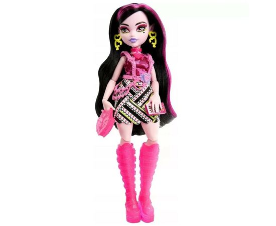 Кукла Monster High Неоновые и бомбезные Ужас-секреты Дракулоры (HNF78), изображение 4 Кукла Monster High Неоновые и бомбезные Ужас-секреты Дракулоры (HNF78), изображение 4