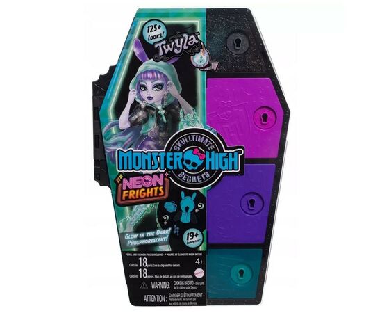 Кукла Monster High Неоновые и бомбезные Ужас-секреты Твайлы (HNF82), изображение 8 Кукла Monster High Неоновые и бомбезные Ужас-секреты Твайлы (HNF82), изображение 8