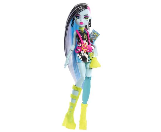Кукла Monster High Неоновые и бомбезные Ужасно-секреты Фрэнки (HNF79), изображение 2 Кукла Monster High Неоновые и бомбезные Ужасно-секреты Фрэнки (HNF79), изображение 2
