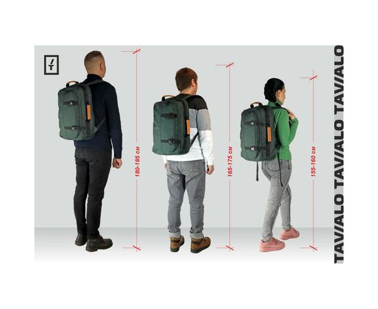 Рюкзак для ноутбука Tavialo 15.6" CityLife TC24 green, 24л (TC24-124GN), изображение 11 Рюкзак для ноутбука Tavialo 15.6" CityLife TC24 green, 24л (TC24-124GN), изображение 11