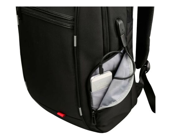 Рюкзак для ноутбука Tavialo 15.6" Smart TB20-1 black, 20л, 46х31х19см (TB20-124BL), изображение 9 Рюкзак для ноутбука Tavialo 15.6" Smart TB20-1 black, 20л, 46х31х19см (TB20-124BL), изображение 9
