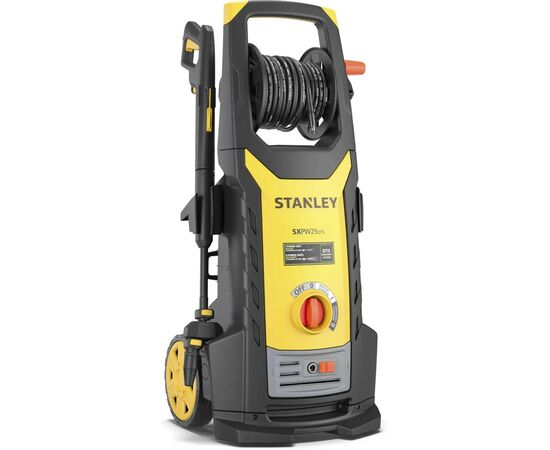 Мойка высокого давления Stanley 2.5 кВт, 150 бар, шланг 8 м (SXPW25DTS-E), изображение 2 Мойка высокого давления Stanley 2.5 кВт, 150 бар, шланг 8 м (SXPW25DTS-E), изображение 2