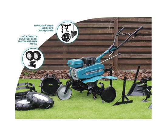 Культиватор Konner&Sohnen бензиновый KS 7HP-950A 7.0кс, 105см, глубь до 31см, 62кг (KS7HP-950A), изображение 9 Культиватор Konner&Sohnen бензиновый KS 7HP-950A 7.0кс, 105см, глубь до 31см, 62кг (KS7HP-950A), изображение 9