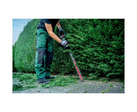 Кусторез Metabo HS 18 LTX BL 55, 18В, 55см (без АКБ и ЗУ) (601722850), изображение 11 Кусторез Metabo HS 18 LTX BL 55, 18В, 55см (без АКБ и ЗУ) (601722850), изображение 11