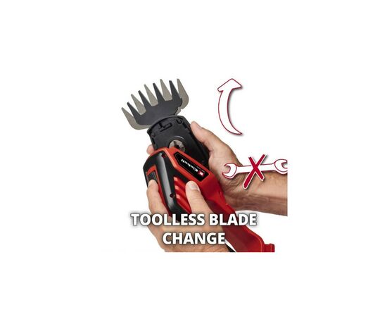 Кусторез Einhell для травы GE-CG 18/100 Li-Solo, 18В PXC, 10см (без АКБ и ЗУ) (3410313), изображение 8 Кусторез Einhell для травы GE-CG 18/100 Li-Solo, 18В PXC, 10см (без АКБ и ЗУ) (3410313), изображение 8