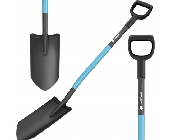 Лопата Cellfast для канав и пересадки растений IDEAL PRO, 129см, 1.9кг. (40-215), изображение 4